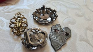 Lotto 4 Spille Vintage Chic