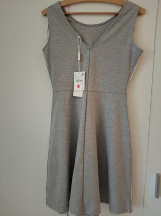 Vestido gris verano - sin usar