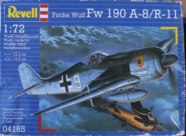 AVIONES DE CAZA SOBRE EUROPA DE REVELL