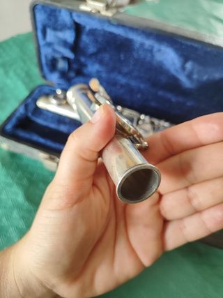 Flauta Sullivan bañada en plata