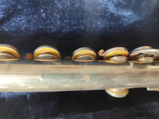 Flauta Sullivan bañada en plata