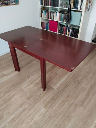Mesa comedor extensible madera