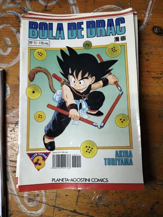 Còmics Bola de Drac sèrie blanca.