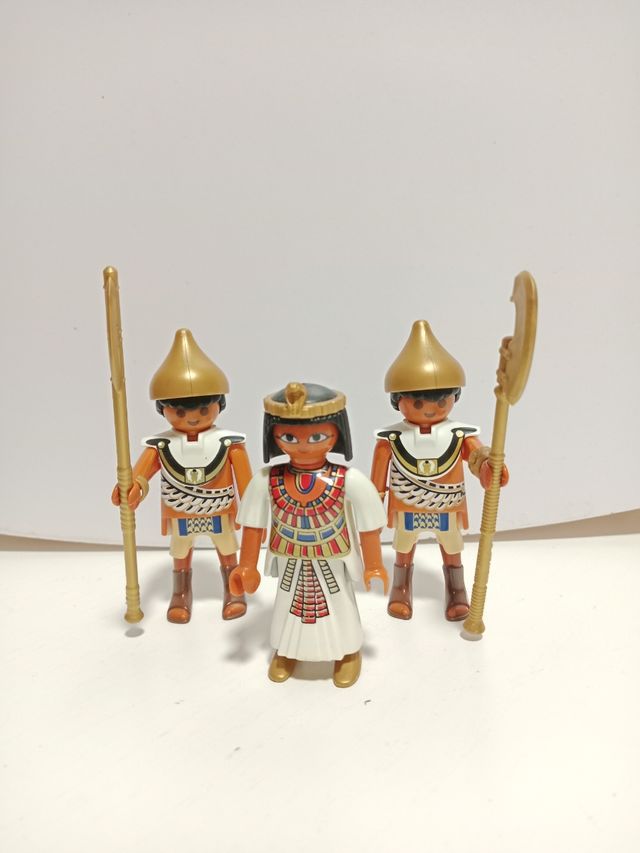 PLAYMOBIL Reina Egipcia y Guardias Egipcios