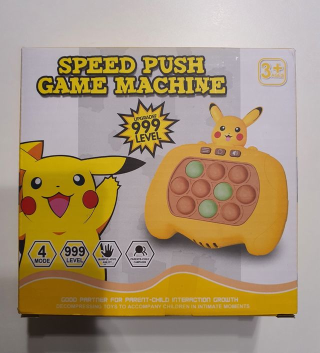 Máquina juego burbujas Pikachu