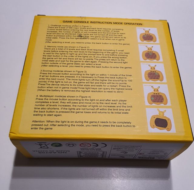 Máquina juego burbujas Pikachu