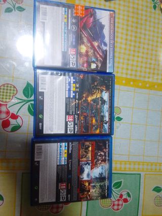 3 Juegos PS4: Battlefield,  Call of Duty 3 y 4