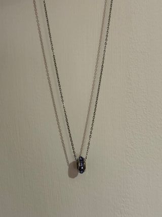Collana Brosway con ciondolo viola
