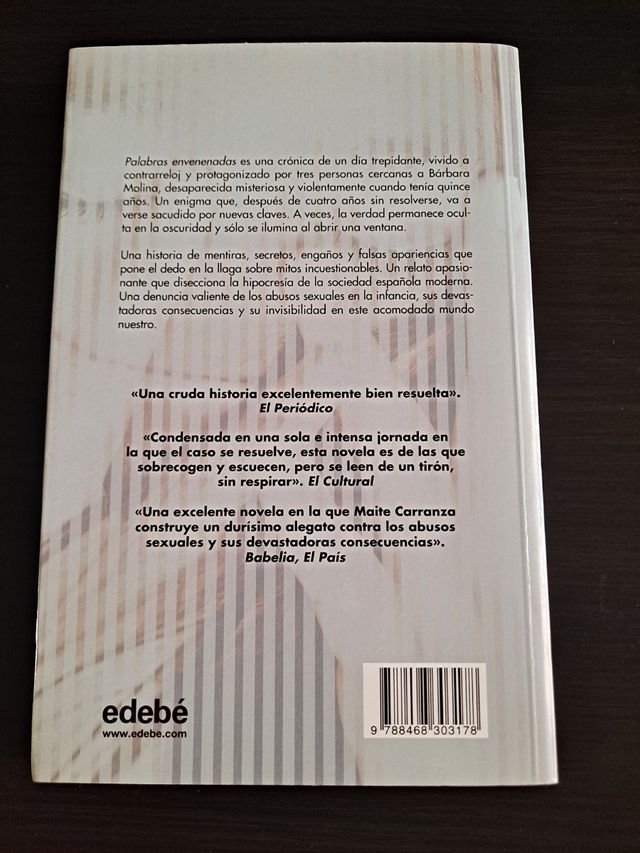 Libro Palabras envenenadas nuevo