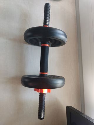 Kit pesas mancuernas fitness para hacer en casa. 