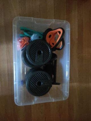 Kit pesas mancuernas fitness para hacer en casa. 