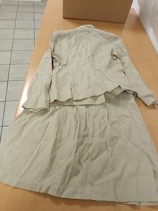 Completo Lino 100% beige originale made in Italy