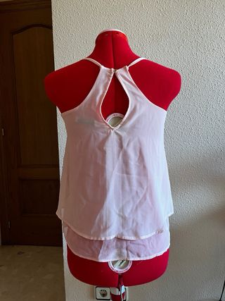 Top rosa - Blusa fina rosa