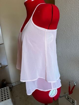 Top rosa - Blusa fina rosa