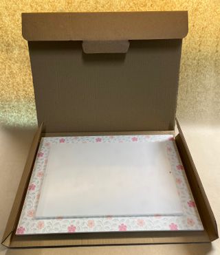 Cornice Rosa/Bianca 30x40 cm in forex e plexiglass