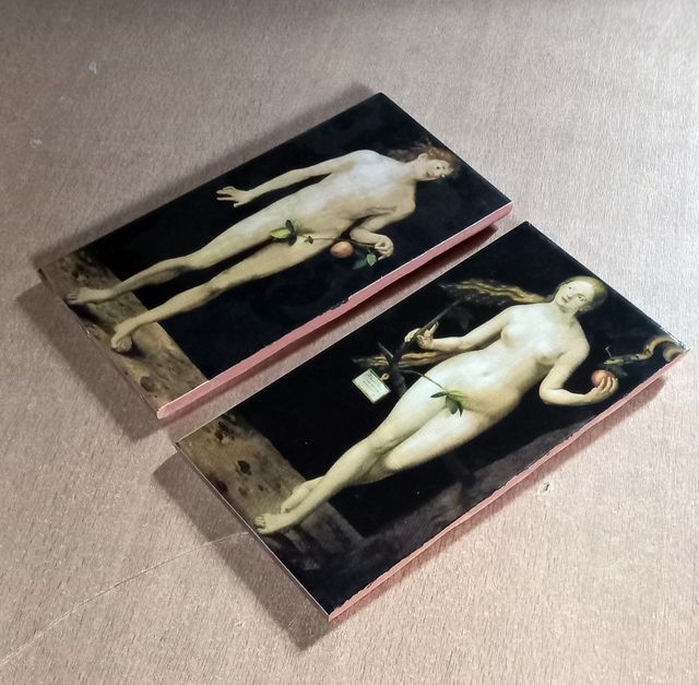 Azulejos Adán y Eva