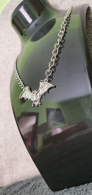 Collar Murciélago Plata 