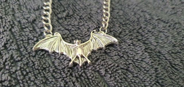 Collar Murciélago Plata 