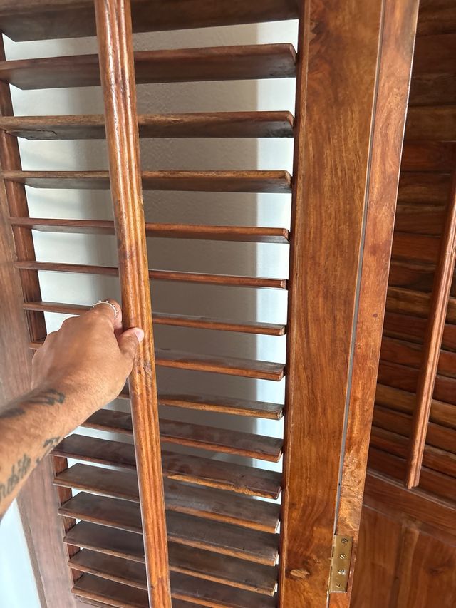 Paravento 3 ante in legno pregiato