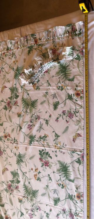 Cortinas- Flores - Algodón