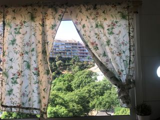 Cortinas- Flores - Algodón