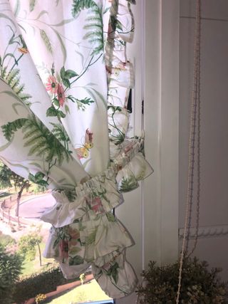 Cortinas- Flores - Algodón