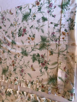 Cortinas- Flores - Algodón