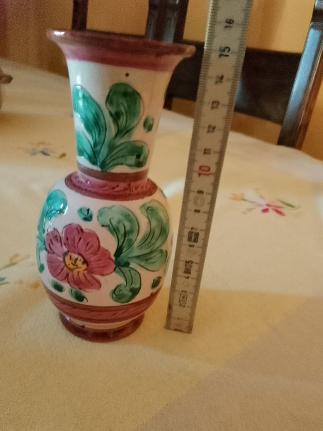 Vasetto Ceramica Deruta Dipinto a mano