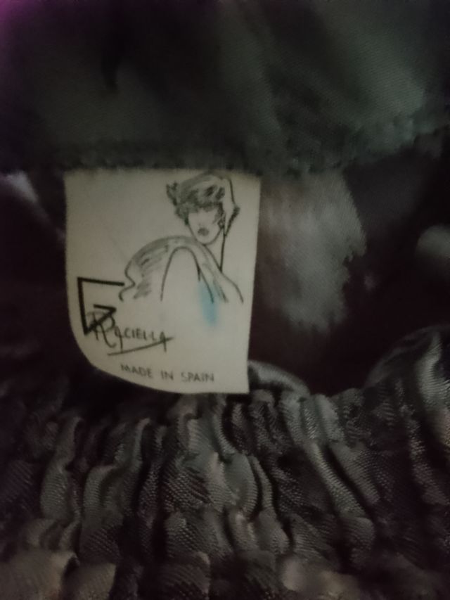 Vestido gris verano raso encaje