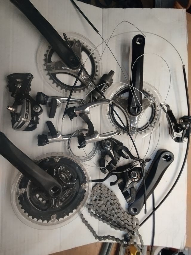 transmisión Shimano tandem