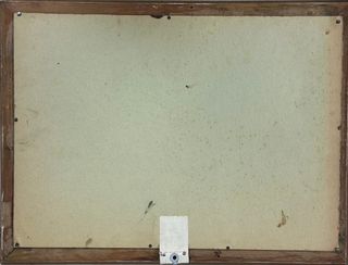 Cuadro óleo antiguo caballos