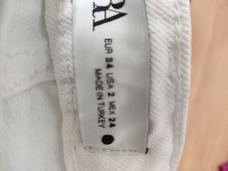Pantalones largos vaqueros blancos