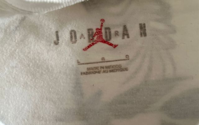 Camiseta Jordan L Blanca