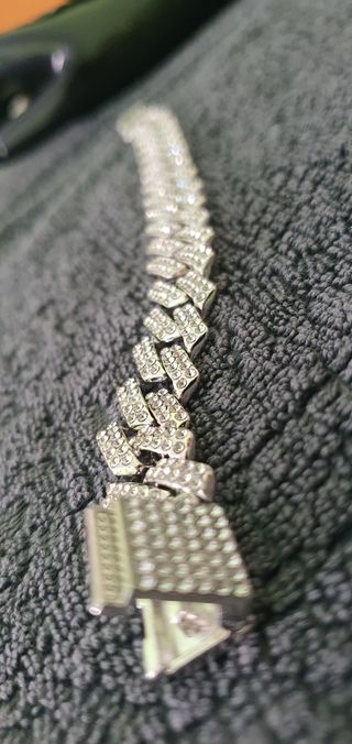Pulsera Plata Brillante