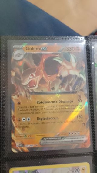 Carta Pokémon Golem EX - 076/165