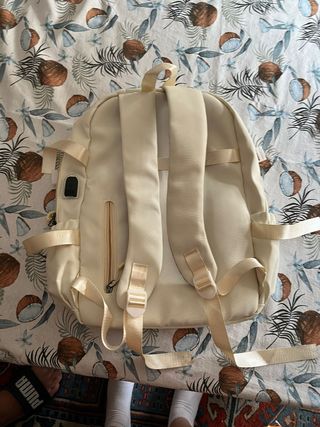 Mochila HUO HUG beige