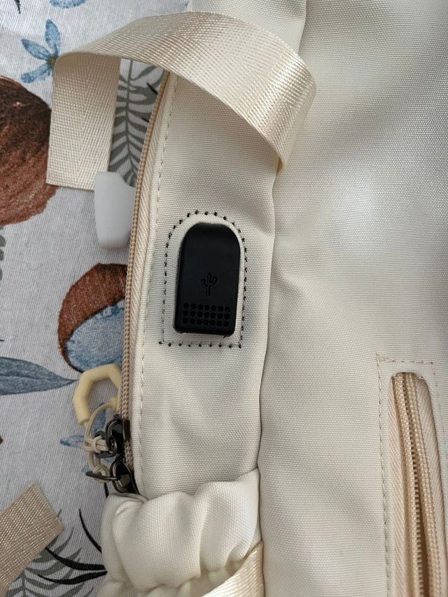 Mochila HUO HUG beige