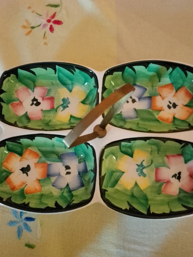 Antipastiera vintage anni '50