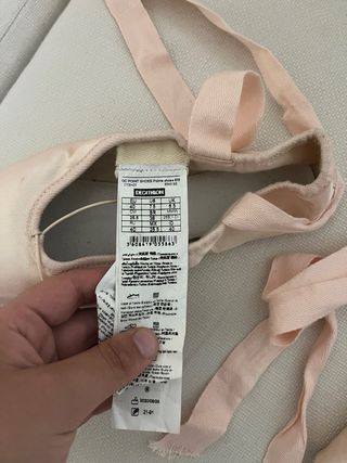 Scarpette danza Decathlon rosa EU 40