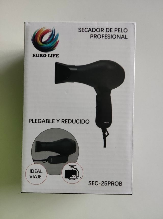 Secador Pelo Plegable EURO LIFE