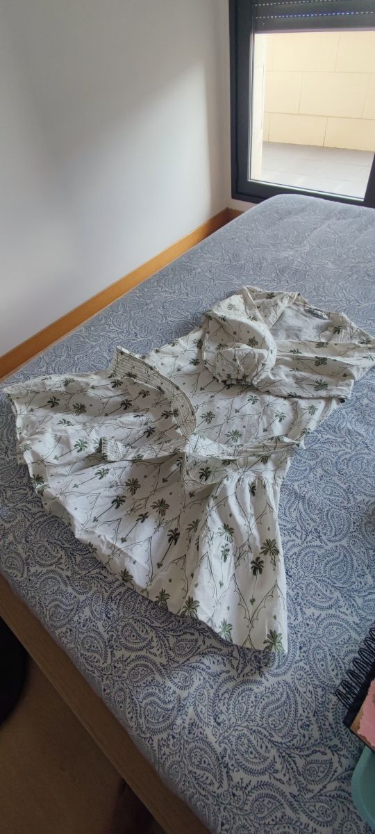 Vestido Zara verano - blanco