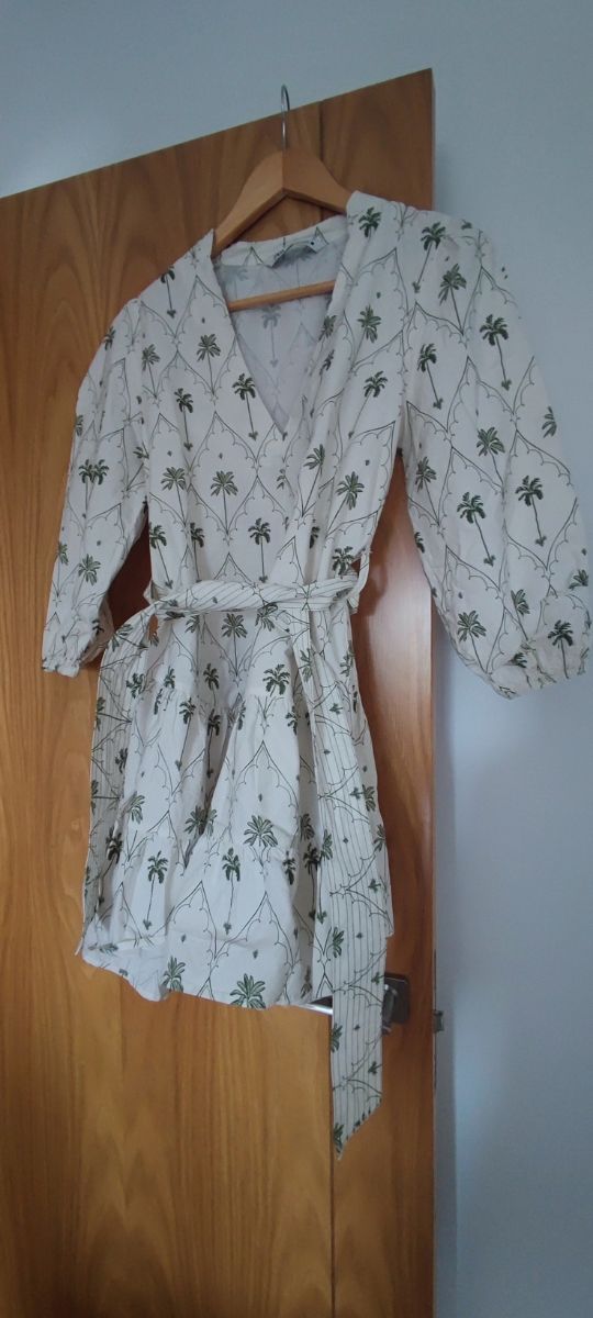 Vestido Zara verano - blanco