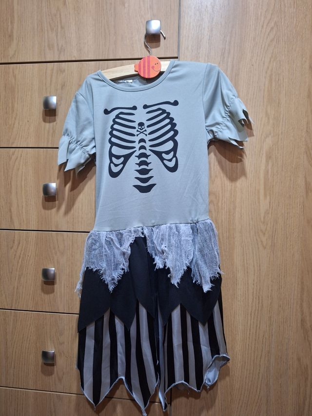 Disfraz Halloween niña: esqueleto