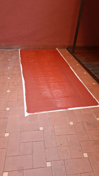 Pinturas rojas para suelo