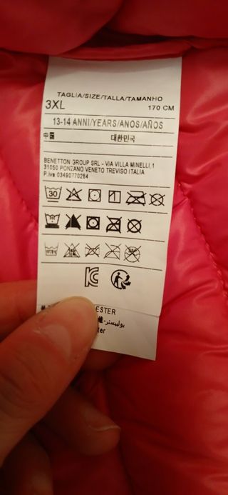 Piumino rosa chiaro 30 gr