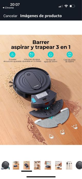 Aspirador robot R7 - Aliziv
