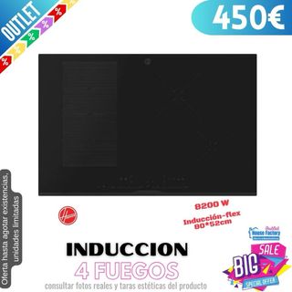 PLACA INDUCCION HOOVER 80X52cm