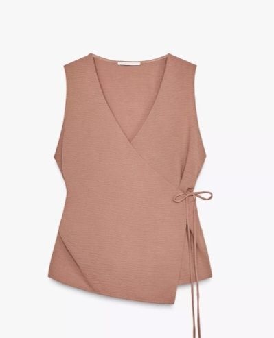 Chaleco rosa Zara L - 40 - 12