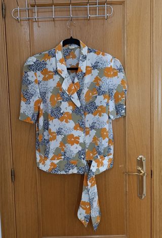 Conjunto falda  y blusa retro