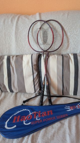 2 Raquetas Bádminton Hao Tian